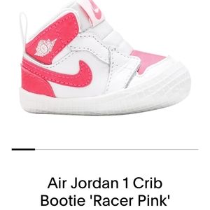Jordan Retro 1 Bootie "Racer Pink"